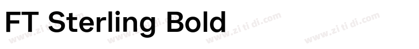 FT Sterling Bold字体转换
